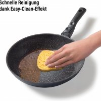 Stoneline Тиган 28 см, подвижна дръжка, подходящ за всички котлони, незалепващо покритие, Германия, снимка 8 - Съдове за готвене - 39966906
