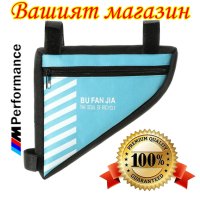 Нова триъгълна чантичка несесер водоустойчива чанта за велосипед за Рамка багажник за съхранение на , снимка 4 - Аксесоари за велосипеди - 41444448