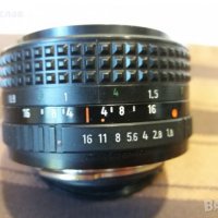 Обектив Pentacon Prakticar 50 mm, снимка 1 - Обективи и филтри - 39156929