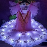 Розова детска рокля/пачка за балет, снимка 17 - Детски рокли и поли - 36881118