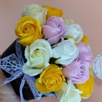 Луксозна кутия със сапунени рози, снимка 3 - Подаръци за жени - 38515639