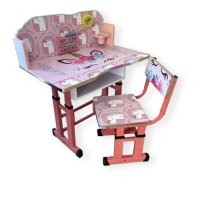 ✨Детски чин и стол с картинки за момичета - БЕЗПЛАТНА ДОСТАВКА, снимка 2 - Мебели за детската стая - 41773001