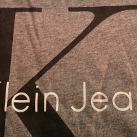 Calvin Klein Jeans размер L тениска 27-40, снимка 4 - Тениски - 34606319