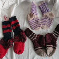 Swiss плетени вълнени детски чорапи терлици, снимка 1 - Чорапи - 38814284