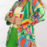 Дамско цветно сако (блейзър), 3цвята - 023, снимка 11 - Сака - 41552897