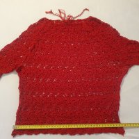 Покривки, карета и блуза плетени на една кука, снимка 8 - Покривки за маси - 44498921