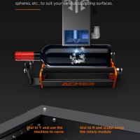 ACMER P2 10W 1800лв 20W 2600лв 33W 3600лв CNC лазер лазерно гравиране рязане метал, снимка 11 - Други машини и части - 40306414