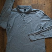 hugo boss mens polo long slieve - страхотна мъжка блуза , снимка 5 - Блузи - 35935707