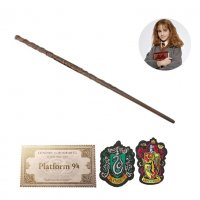 Магическа пръчка на Хармаяни + Билет + нашивки , Комплект , Hermione Хари Потър , Harry Potter, снимка 1 - Други - 34853351