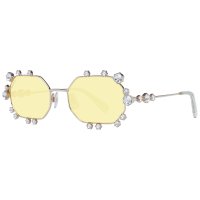 SWAROVSKI 🍊 Дамски метални слънчеви очила "GOLD & YELLOW BIG CRYSTALS" нови с кутия, снимка 3 - Слънчеви и диоптрични очила - 40850022