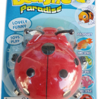 Калинка на колелца в червено, детска играчка, снимка 1 - Дрънкалки и чесалки - 36117709