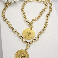 бижута от медицинска стомана с 18к златно покритие , снимка 1 - Колиета, медальони, синджири - 44914775