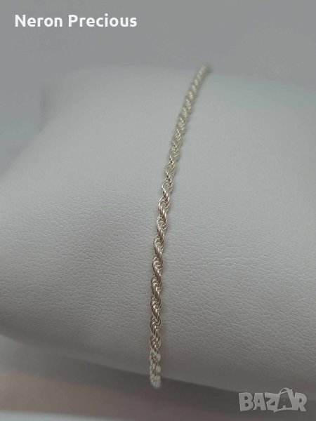 Сребърна гривна, снимка 1