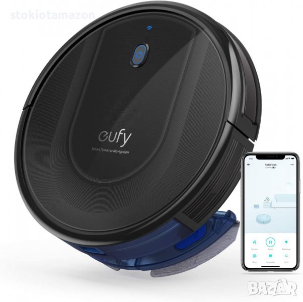 Робот прахосмукачка Eufy Robovac G10 робот прахосмукачка 2 в 1 с моп, 2000 Pa, снимка 1