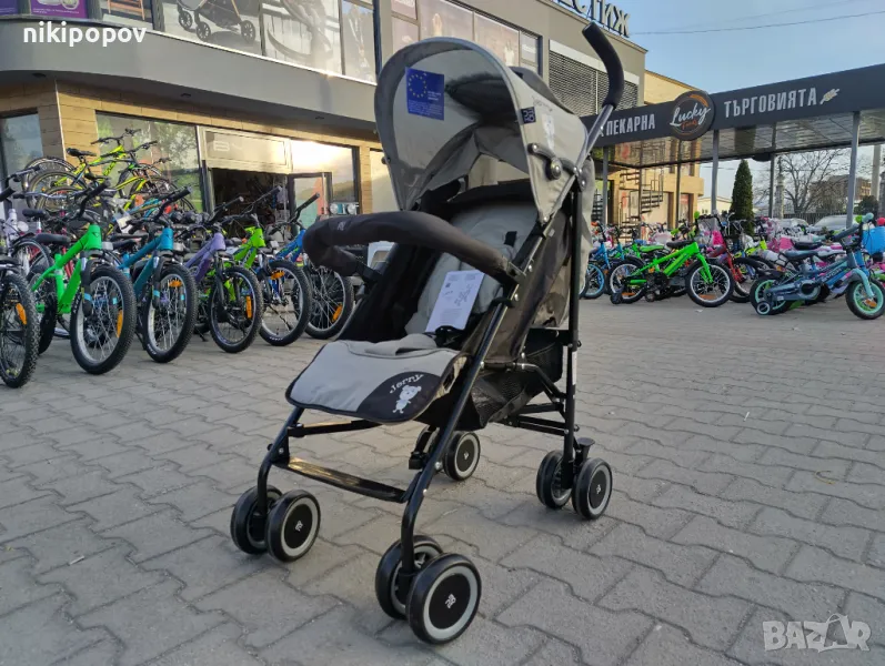 MONI Детска лятна количка JERRY зелен, снимка 1