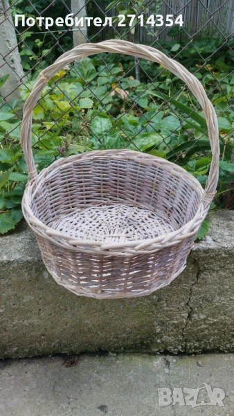 Плетена кошница , снимка 1