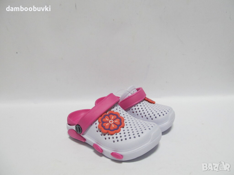 Детски кроксове XCESS бяло цвете 24/29, снимка 1