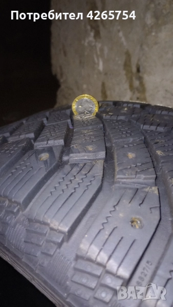 225/55/17 ПРОДАВАМ 4 ЗИМНИ ГУМИ ГИСЛАВЕД 2019 Г., снимка 1