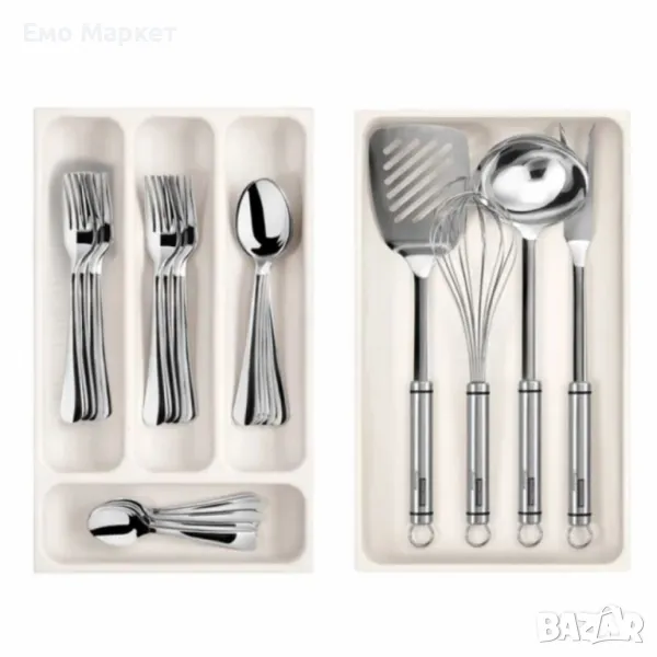 Разпределител за прибори Tescoma FlexiSPACE – Идеален ред във всяко чекмедже, снимка 1