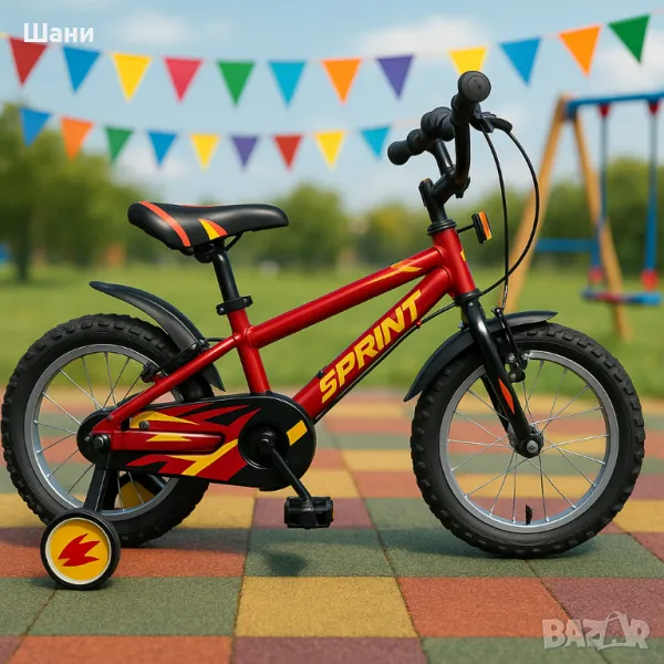 SPRINT Велосипед CASPER ALLOY 16" M RED

, снимка 1