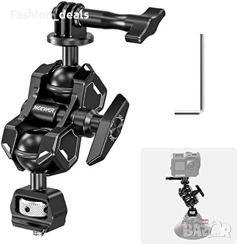 Нов Адаптер за монтиране на екшън камера/Артикулиращо магическо рамо с двойни глава, снимка 1