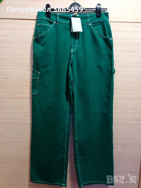 Карго дънки H&M зелени, снимка 1