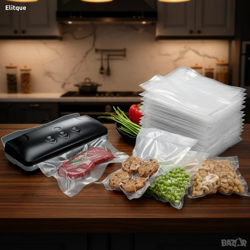 Вакуумни пликове за запечатване на храни – комплект 30 броя в 3 размера, снимка 1