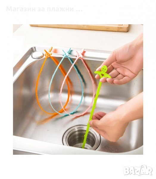 ДЪЛГО ПРИСПОСОБЛЕНИЕ ЗА ОТПУШВАНЕ НА КАНАЛИ - код PVC, снимка 1