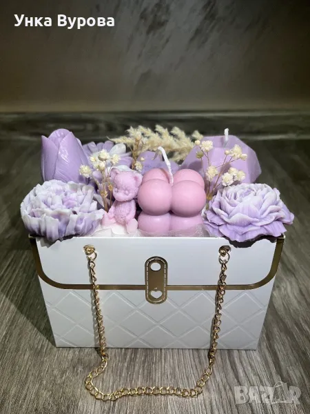 Подарък от ароматизирани фигури от соев восък, снимка 1