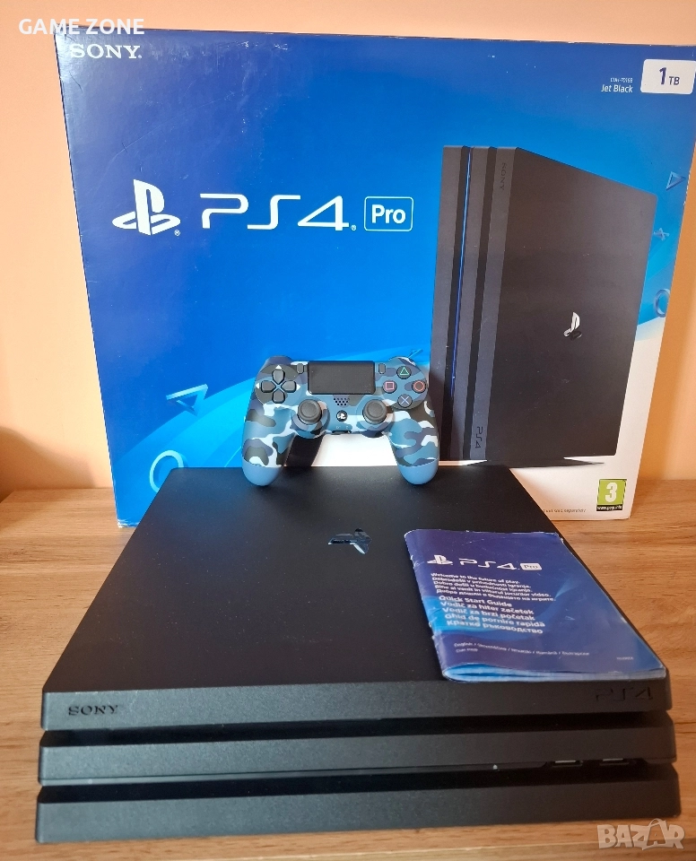 Playstation 4 Pro 1TB Jet Black Гаранция , снимка 1