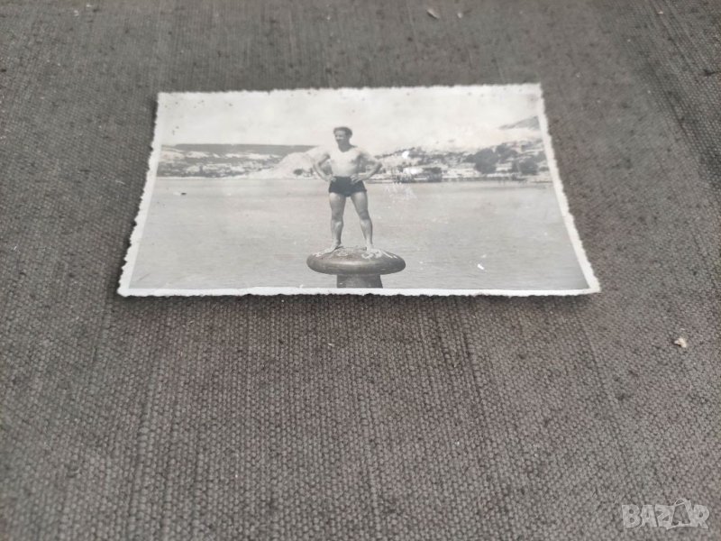 Продавам стара снимка На пристанището в Балчик, снимка 1