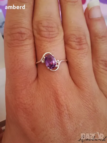 Страхотен сребърен пръстен - модел KR222, снимка 1