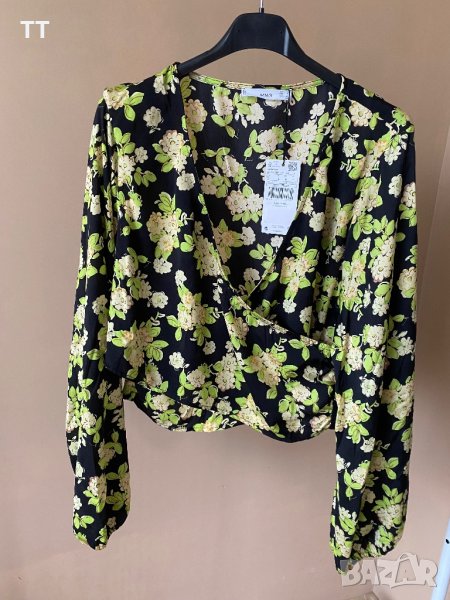 Дамска къса риза Манго размери М и Л, снимка 1