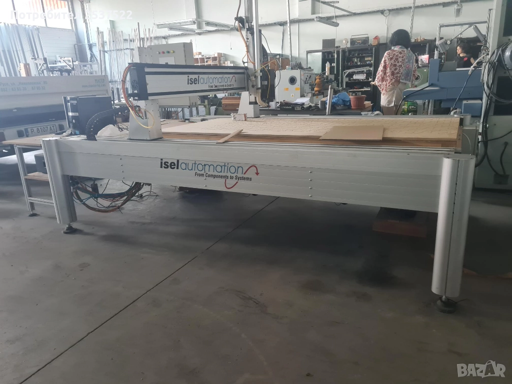 Портална CNC машина ( Рутер ) за фрезоване, пробиване и разкрой ISEL 302006, снимка 1