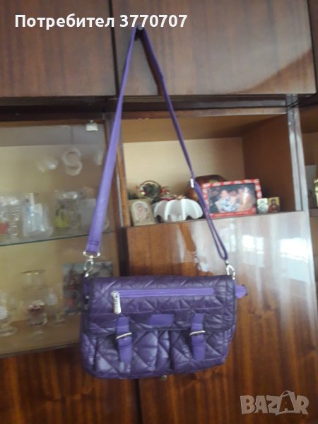 Чисто нова лилава дамска чанта, снимка 1