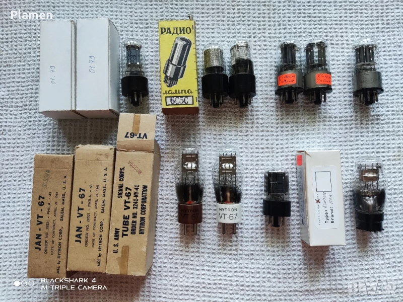 Входни, драйверни, пред усилвателни радиолампи, снимка 1