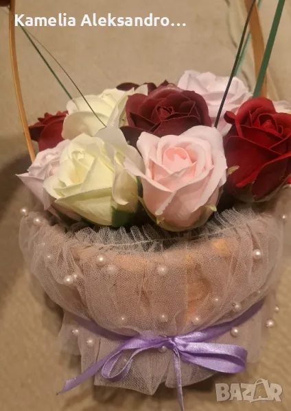 Букет сапунени рози 15 бр., снимка 1