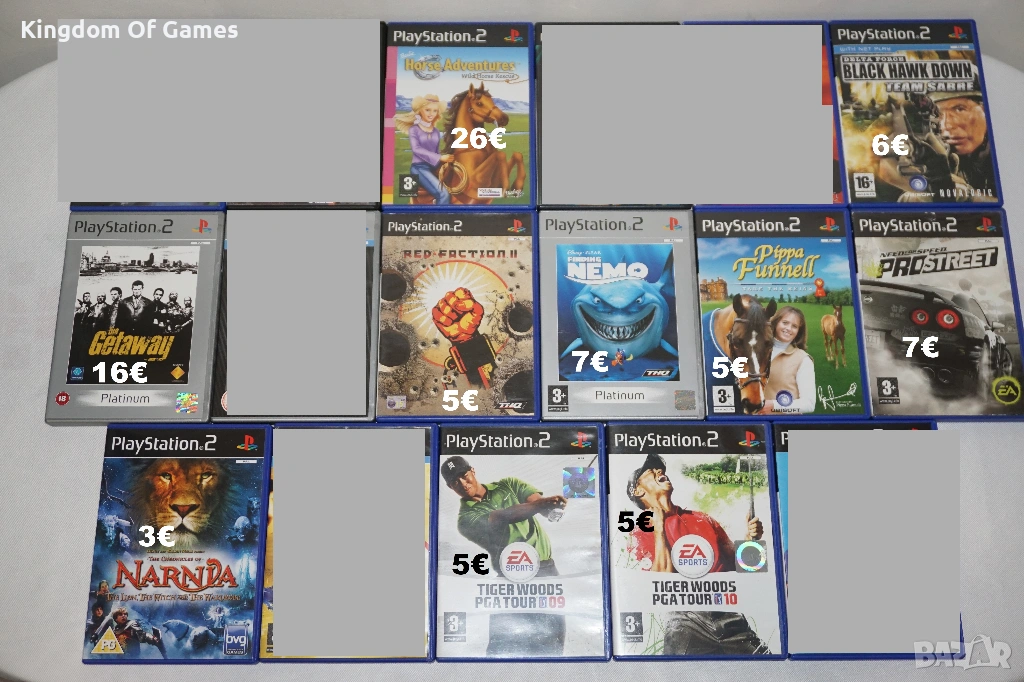 Игри за PS2 Barbie Horse/Delta Force/Red Faction 2/Finding Nemo/NFS Pro Street/Tiger Woods 10, снимка 1