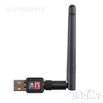 USB Wi-Fi Адаптер 802.11n 5dB Антена, снимка 1