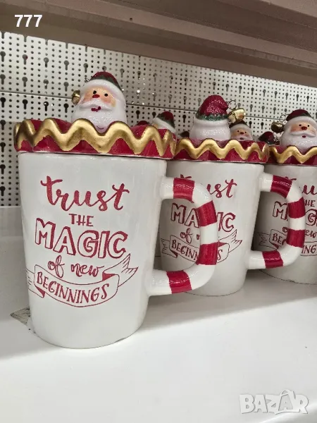 коледни чаши с капак , снимка 1
