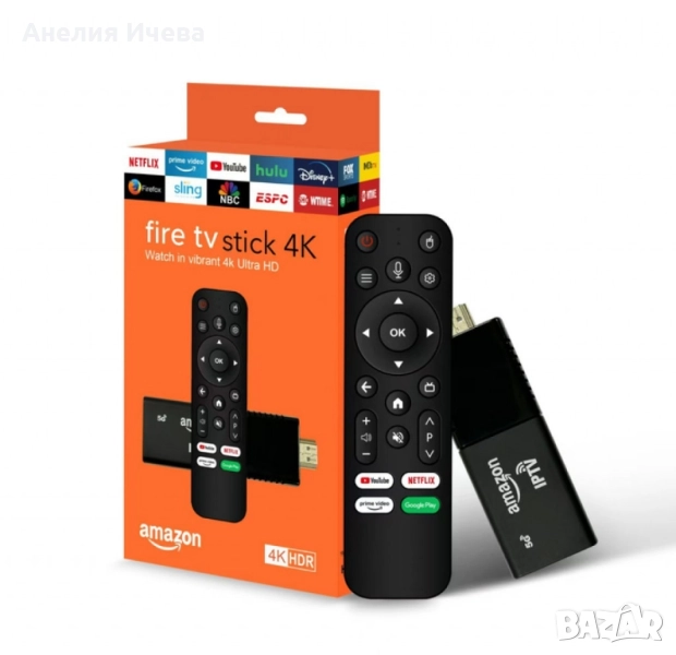 Fire TV Stick 4k- превърнете телевизора си в смарт устройство, снимка 1