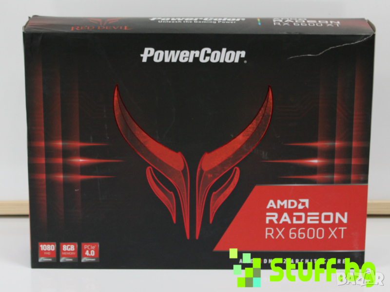 Видео карта AMD RADEON RX6600XT Red Devil 8GB GDDR6, снимка 1