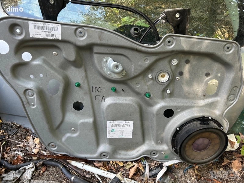 стъклоповдигач VW Touran преден ляв 1T2837729AE, снимка 1