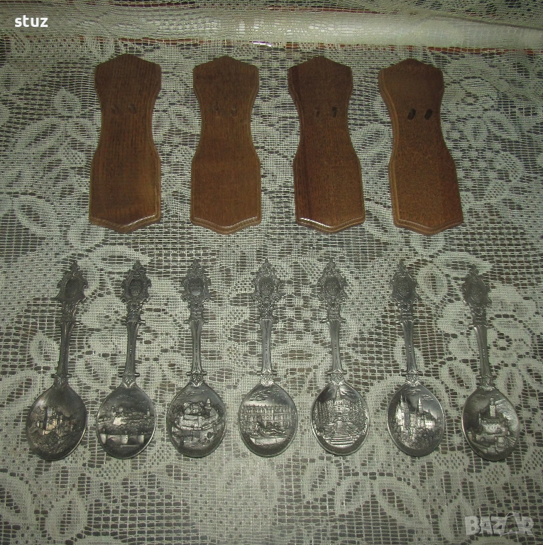 Калаени лъжици за стена "Крепост на годината", немски, снимка 1