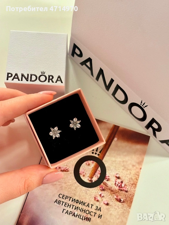 Обеци Pandora, снимка 1