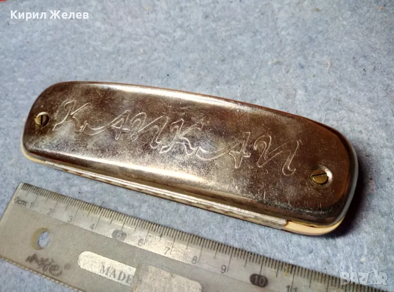 CANCAN MADE in POLAND MELODIA Стара КОЛЕКЦИОНЕРСКА РЯДЪК МОДЕЛ УСТНА ХАРМОНИКА 48324, снимка 1