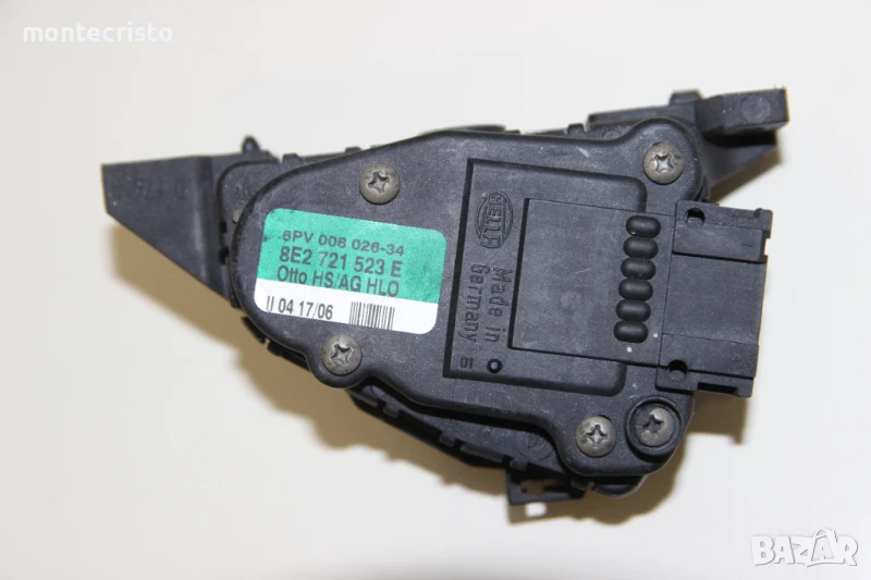Газ педал Audi A4 B7 (2004-2007г.) 8E2721523E / 8E2 721 523 E / 6PV00802634 потенциометър, снимка 1