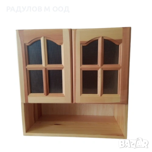 Шкаф за кухня горен-Б60 витрина с ниша /34041, снимка 1