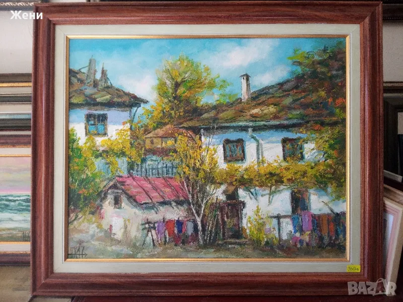 Маслена картина на Николай Ханзъров, снимка 1