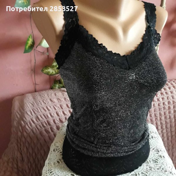 Дамски Топ/Потник с дантела, снимка 1